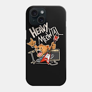 Heavy Meowtal Black Phone Case