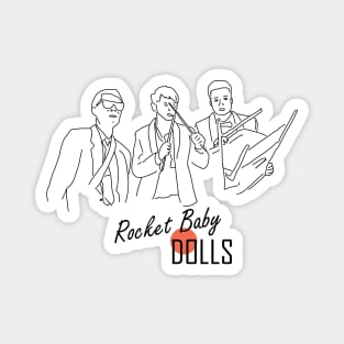 rocket baby dolls Magnet