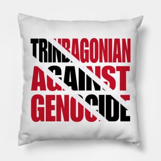 Trinbagonian Against Genocide - Flag Colors - Back Pillow