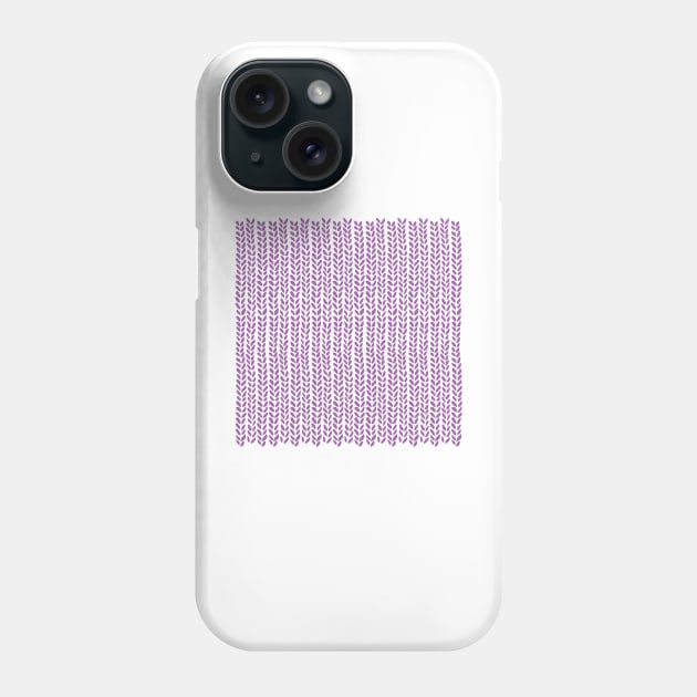 Knit Wave Amethyst Phone Case by ProjectM