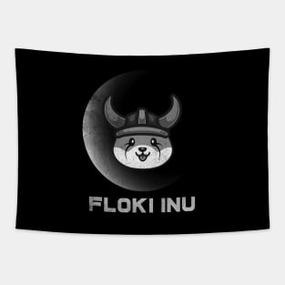 Vintage Floki Inu Coin To The Moon Floki Army Crypto Token Cryptocurrency Blockchain Wallet Birthday Gift For Men Women Kids Tapestry