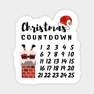 Christmas Count Down. Holiday Vibes, Celebrate Xmas Magnet