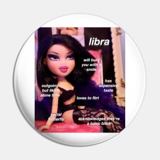 Libra bratz Pin