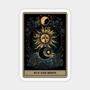 Sun and Moon Tarot Magnet