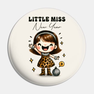 Little Miss New Year Pin