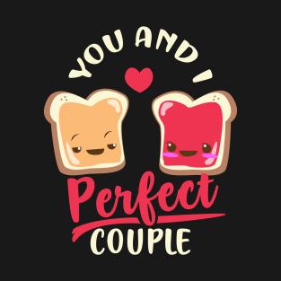 Perfect Partner Peanut Butter Jam Jelly Gift T-Shirt