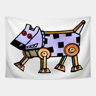 90s Robot Dog Tapestry