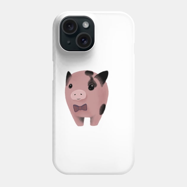 Sweet little pig Phone Case by Arpi Design Studio