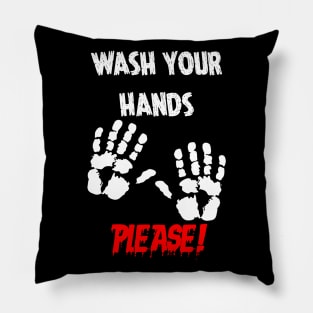 Wash Your Hands Pillow