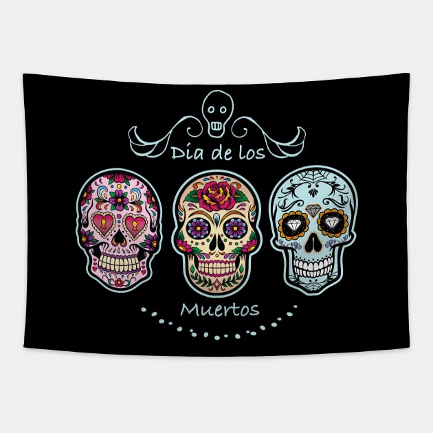 Dia de los Muertos Tapestry by spicoli13