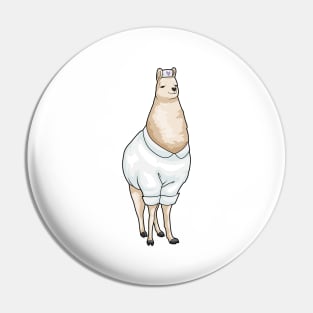 Llama Nurse Heart Pin