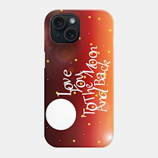 To The Moon Phone Case