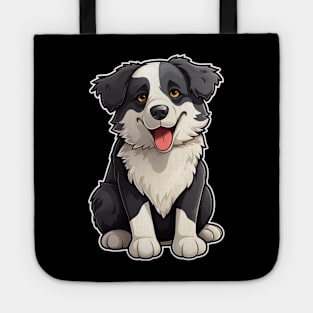 Cute Border Collie Dogs Funny Border Collie Tote