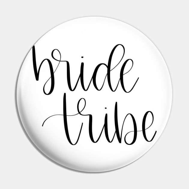 Bachelorette Party - Bride Tribe Script Pin by elizabethsdoodles