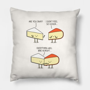 Cheesy conversations Pillow