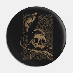 The crowskull Pin