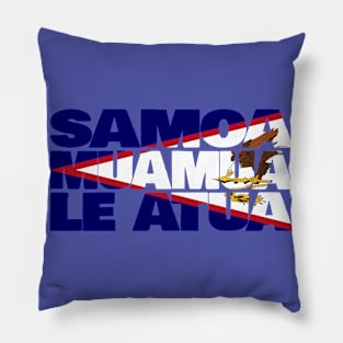 American Samoa Motto Flag Pillow