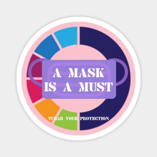 A mask is a must Magnet