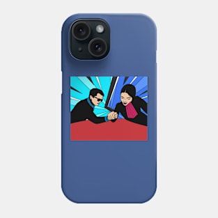 Funny Colorful Arm Wrestling Phone Case