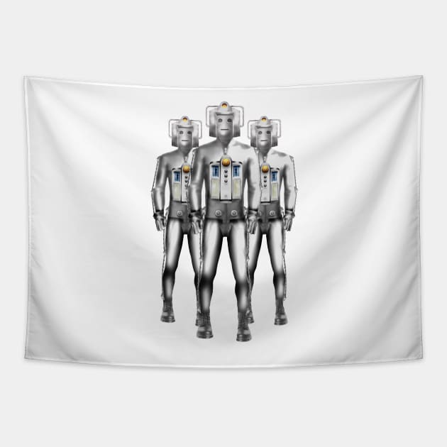 Cyber Invasion Force Tapestry by Andydrewz