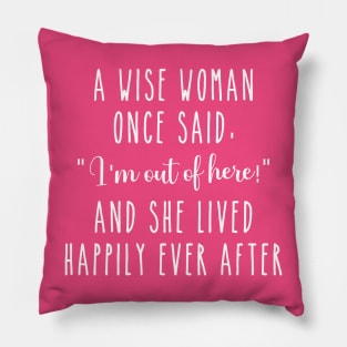 Funny Leaving Gift Pillow