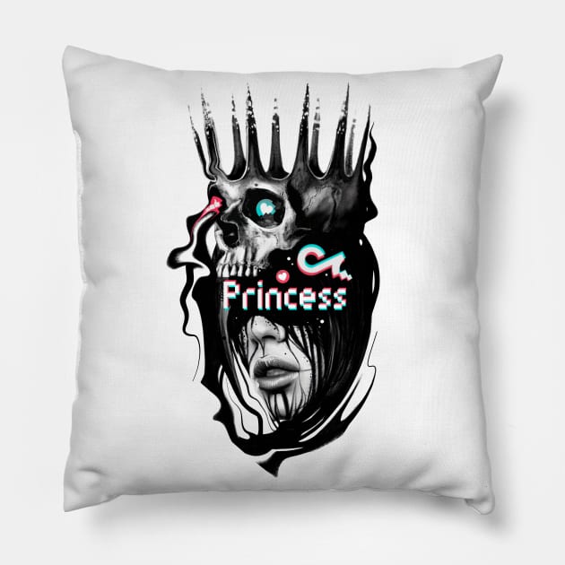 Princess TikTooK Queen Pillow by IvanJoh