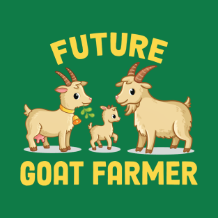 Funny Future Goat Farmer Who Loves Goats T-Shirt