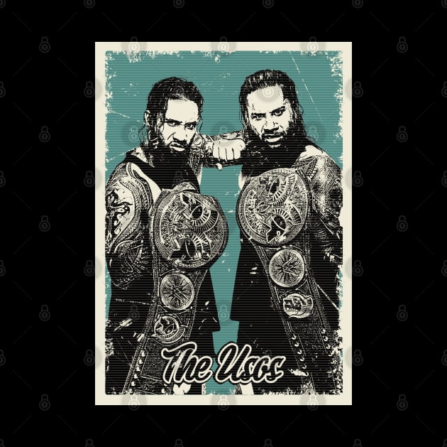 Vintage The Usos by Pinjem Seratus