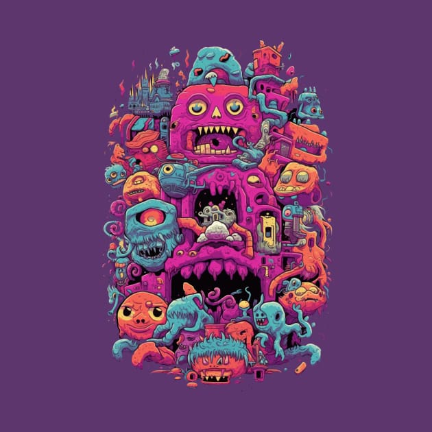 Friendly Monsters by MerlinArt