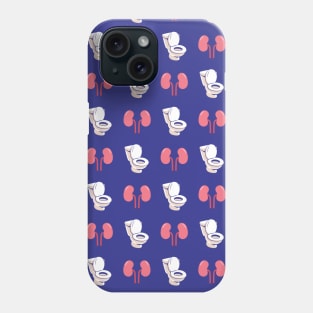 Kidneys & Toilets - Blue Phone Case