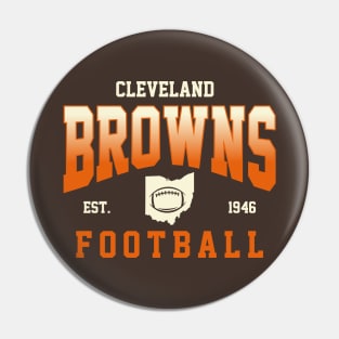 Cleveland Browns Football Pin