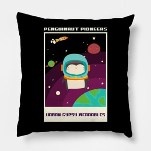 Urban Gypsy Wearables - Penguinaut Pioneers Pillow