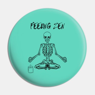 Skeleton yoga Pin