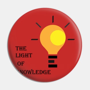 The light of knowledge Pin