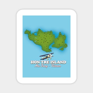 Hon Tre Island vietnam map Magnet