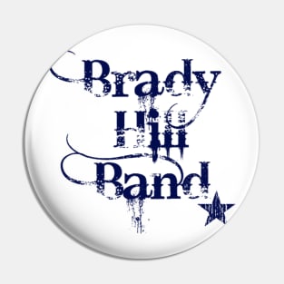 Brady Hill Band Navy Logo 1 Pin