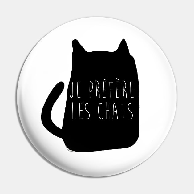 Je préfère les chats (noir) Pin by Ma vie amoureuse de marde