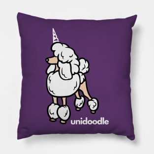 unidoodle (for darker backgrounds) Pillow