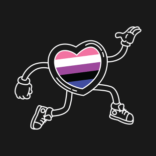 Pride Heart - Genderfluid T-Shirt