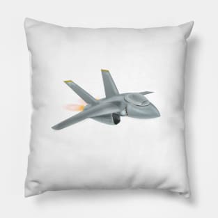 Military Jet Fighter Pillow