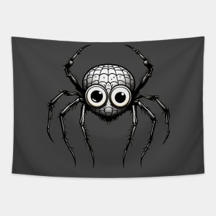 Cute spider halloween design Tapestry