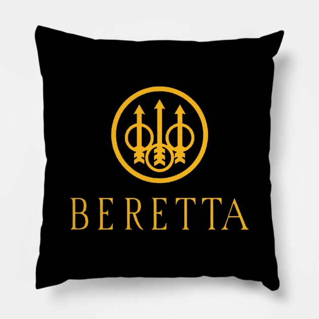 Beretta Guns Pillow by Combroo