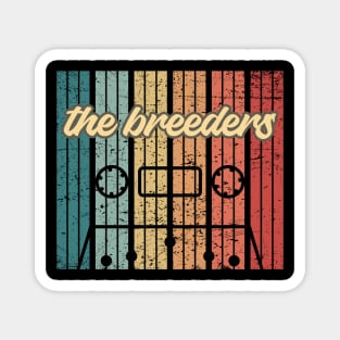 the breeders cassette retro vintage Magnet