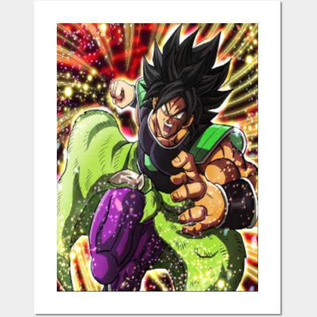 Gogeta blue vs Broly ( Legendary Super Sayian) Art Board Print for