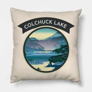 Cool Vintage Colchuck Lake For Mountain Hiking Backpacker Lover Pillow