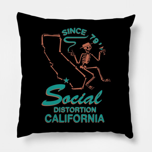 Since 79 California Womens Muscle Pillow by Bone Perez