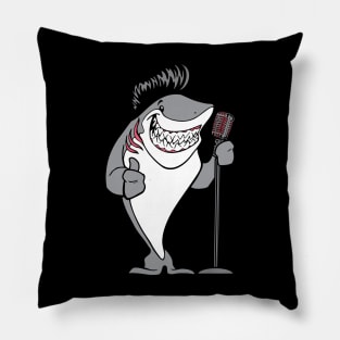 Shark 50's Rock and Roll Singer Pillow