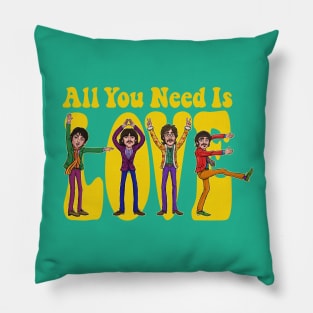 All You Need Is Love - Yellow Pillow