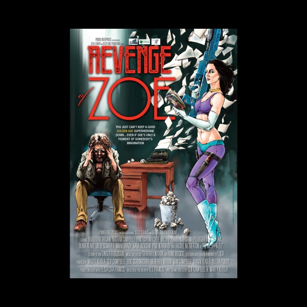 Revenge Of Zoe Movie Poster by Pondo Enterprises