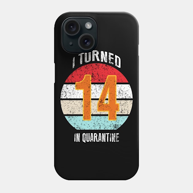 14th birthday in quarantine Phone Case by GREEN GRAPE